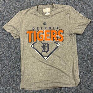 Detroit Tigers Majestic T Shirt Sz S